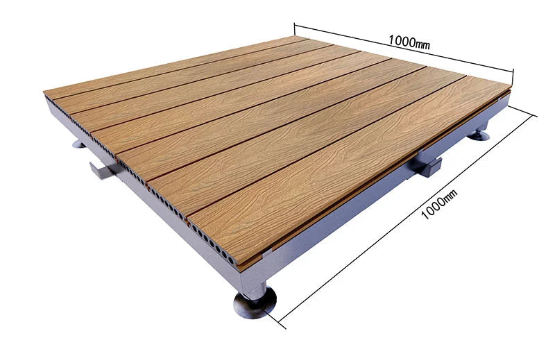 Adjustable Support WPC Deck Tiles