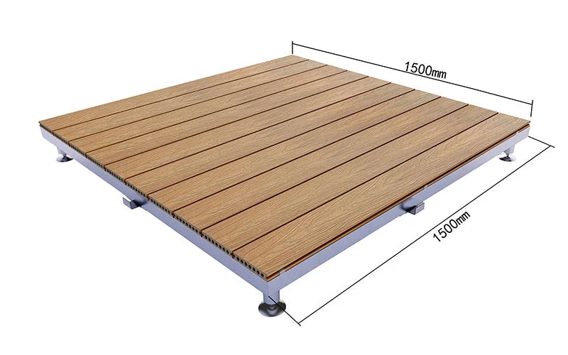 Adjustable Support WPC Deck Tiles