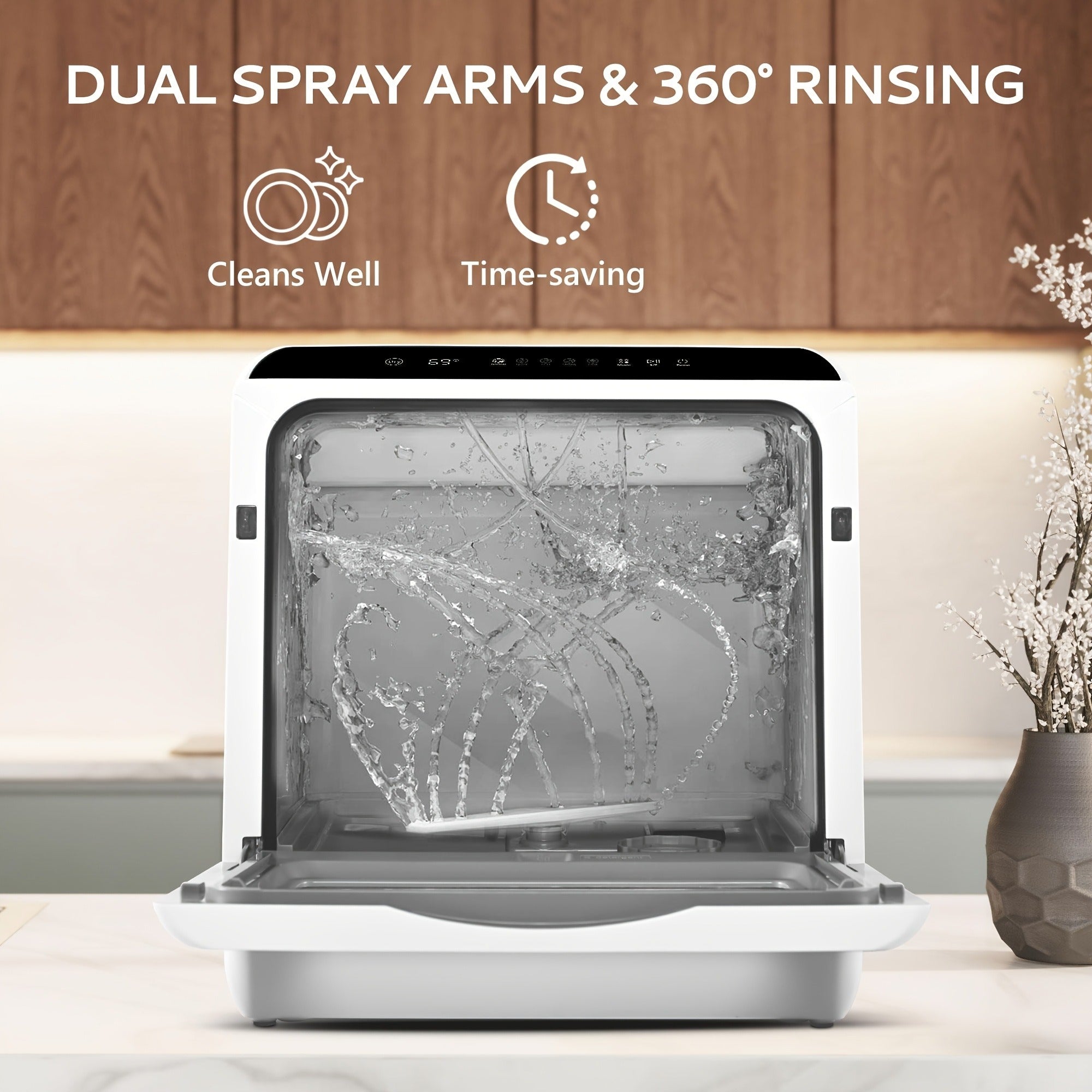 Compact Countertop Dishwasher