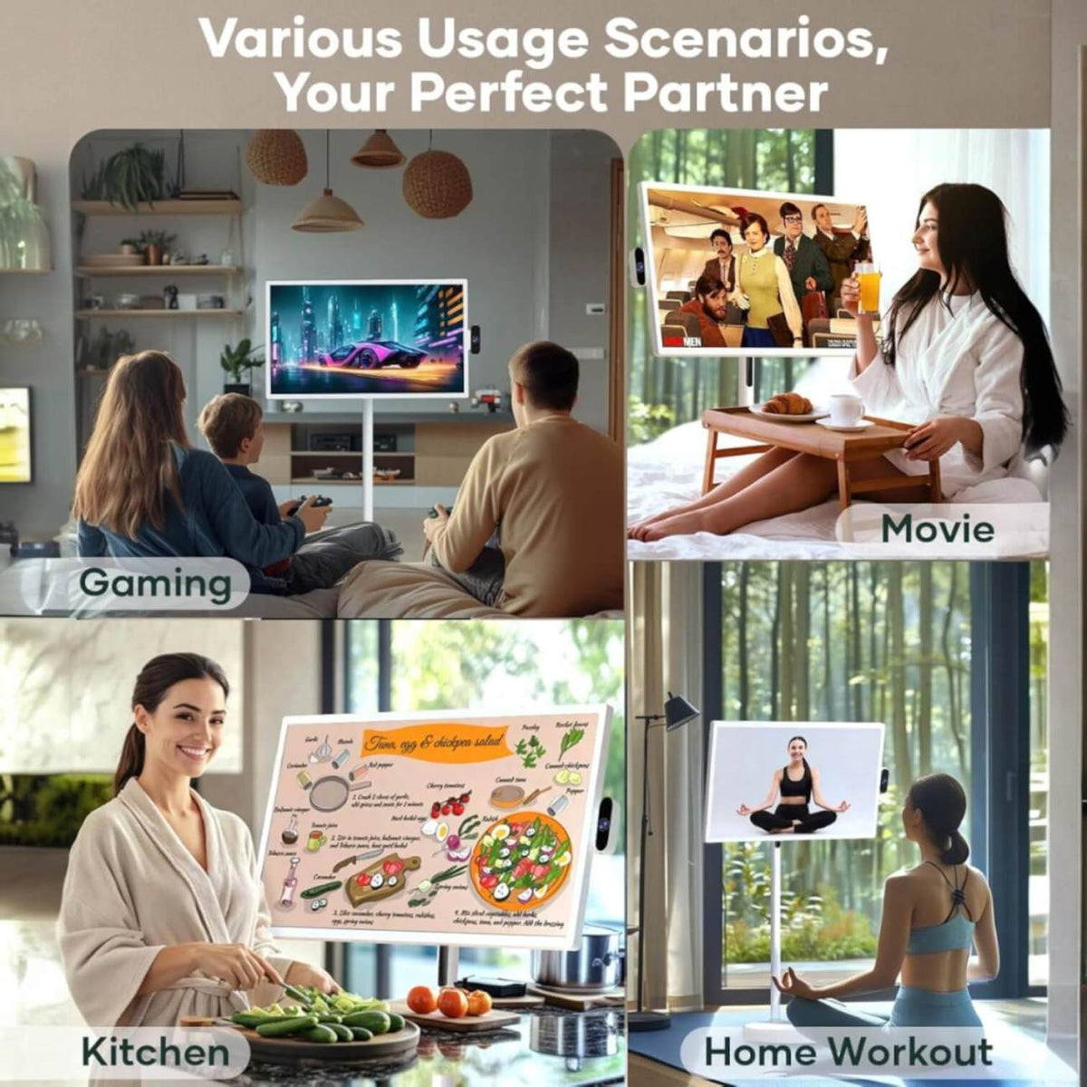 🎉2026 Anniversary Sale | 4K Ultra‑HD Portable Smart TV For Home & Outdoor