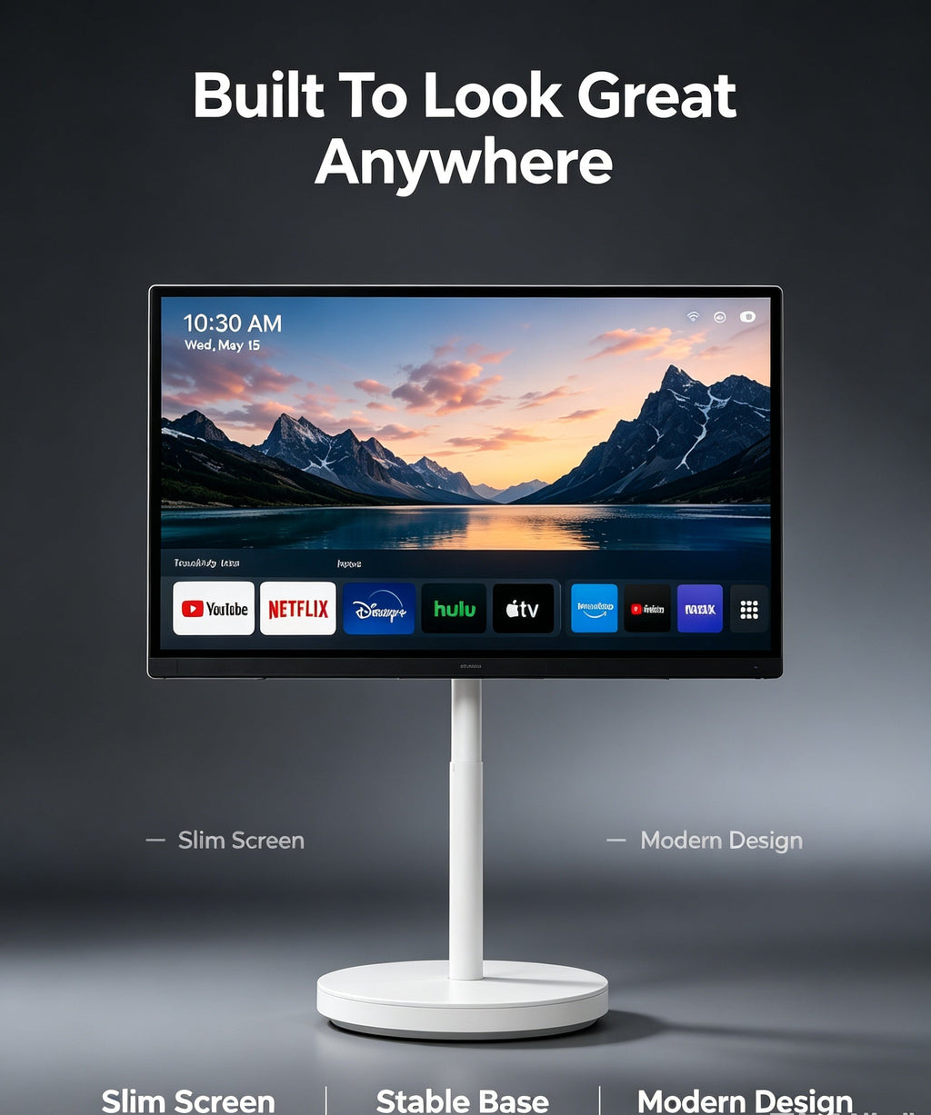 🎉2026 Anniversary Sale | 4K Ultra‑HD Portable Smart TV For Home & Outdoor