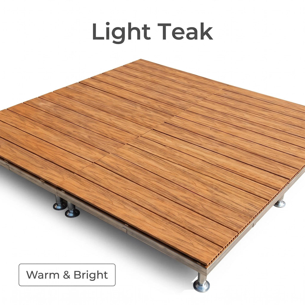 Adjustable Support WPC Deck Tiles