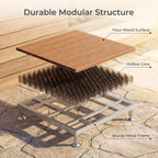 Adjustable Support WPC Deck Tiles