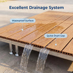 Adjustable Support WPC Deck Tiles