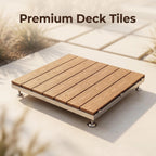 Adjustable Support WPC Deck Tiles